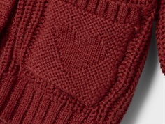 Lil Atelier spiced apple strikcardigan bomuld